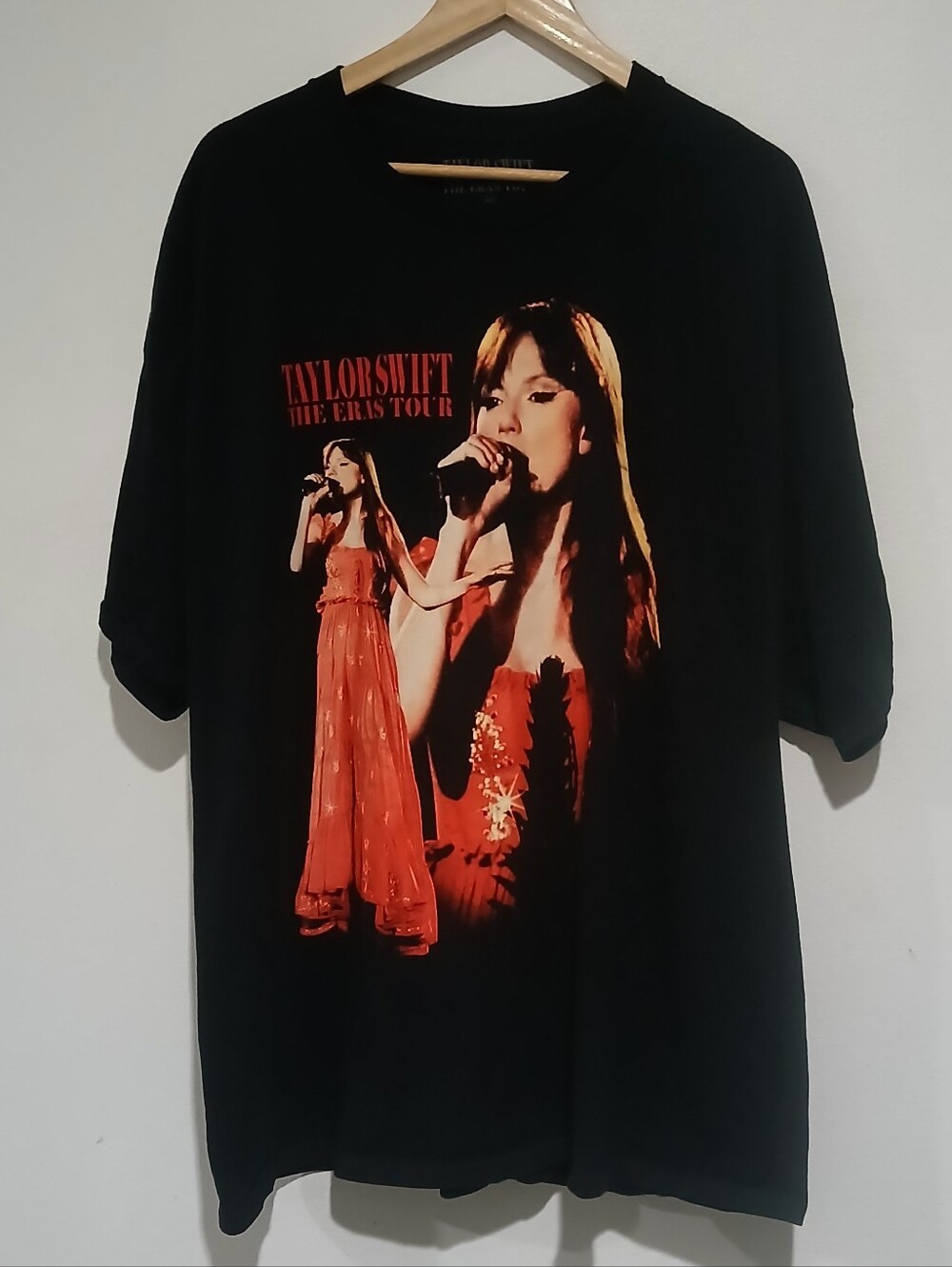 Taylor Swift The Eras Tour Black T-Shirt Size: 3XL